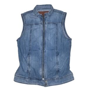 AG Adriano Goldschmied Blue Denim Vest